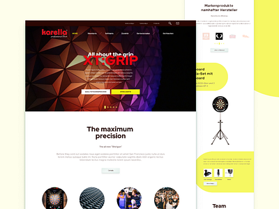 Sport Darts - UI Design #loremipsum brand design figma ui webdesign