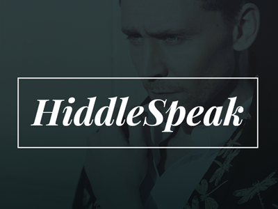 HiddleSpeak app login mobile app tom hiddleston ui