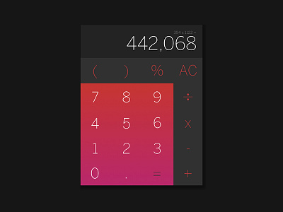 004 Daily UI - Calculator calculator daily ui interface ui