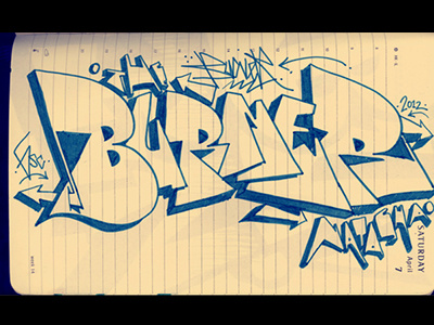 Graffiti sketch