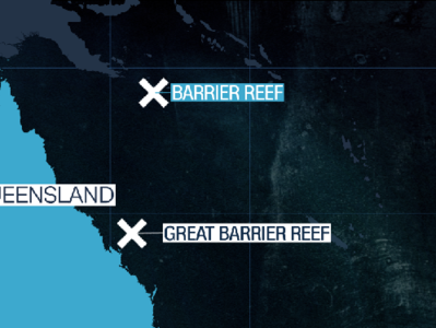 Reef Map Closeup australia blue curious map markers maps ocean reef texture treasure
