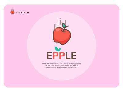 Epple icon $$ Premium icon sets are available apple apple design apple icon apple watch brand design epple fruit fruit icon fruit illustration icon logo red vector web
