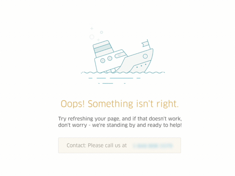 The oops screen! animation error gif icon illustration not oops wrong