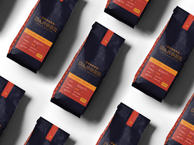 Danger Danger Coffee Bags brand brand identity branding coffee coffee bag coffee shop design geometric graphic design identity label logo logo design package design packaging red seal set type typography logo