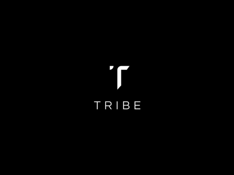 Tribe Film Logo Design black brand brand identity branding business card company design film geometric gif graphic design icon logo logo animation logo design mark production seal studio typography logo