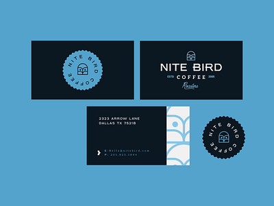 Nitebird Business Card brand brand identity branding business card design flat geometric graphic design icon identity illustration logo logo design mark owl pattern seal set type typography logo