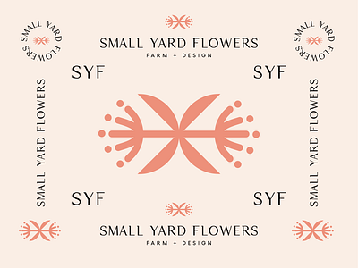 Small Yard Flowers Final Logos brand identity floral flower portland sustainable
