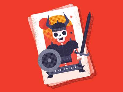 Skeleton Tarot Card