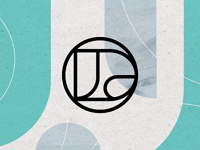 Deanna branding design flat geometric graphic design icon logo mark monogram pattern seal type typography vector