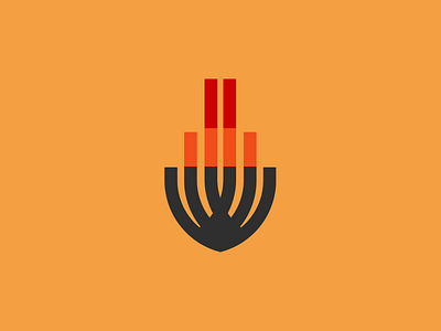 Fire brand fire flat geometric graphic design icon icon a day illustration logo logo 2d mark minimal symbol vector