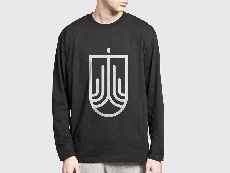 Davi Sweatshirt apparel art branding design geometric graphic icon line logo mark seal shield sweatshirt