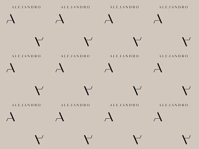 Alejandro Interiors Pattern brand brand identity branding design geometric graphic design icon identity interior design logo logo design mark packaging pattern seal set type typography logo