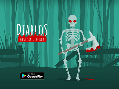 Mobile game for Android Skeleton illustration android app art game illustration monster skeleton