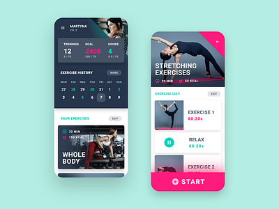 Mobile Fitness Workout App