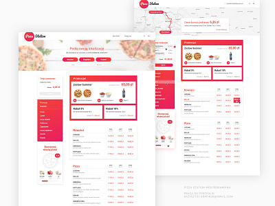 Pizzastation - Redesign Concept design ui ux web webdesign