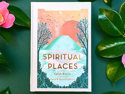 The Inspired Traveller's Guide to Spiritual Places animals birds book book cover botanical design drawing floral illustration nature publication publishing spiritual places