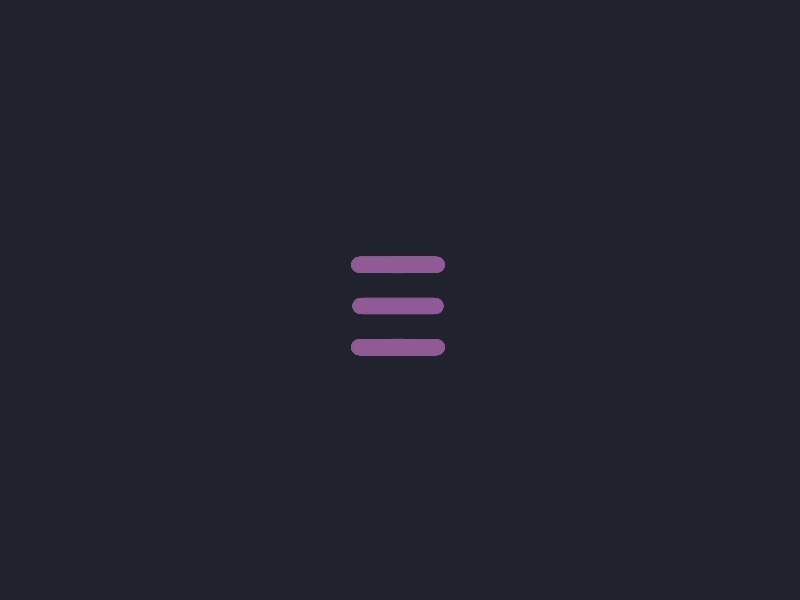 🍔 <-> ❌ (version 3) animation close css css3 html l material menu motion open svg