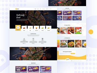 Pizza Zone Website burger clean design creative design dailyui delivery website dribbble fast food food and drink food app foodie hungry minimal online store pizza service ui ux uidesign userexperience webdesigner website website design