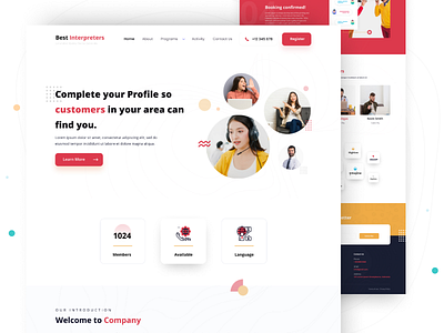 Interpreters Landing Page