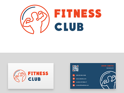 Fitness Logo branding design fitness fitness logo icon illustration logo