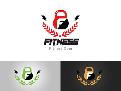 Fitness Logo branding fitness fitness logo ux