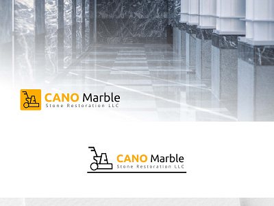Cano Marble logo branding design icon illustration logo logo mockup logo mockup design marble marble logo typography vector