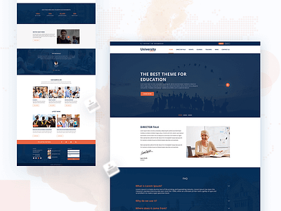 University Website landing page mockup school website university university website website website mockup