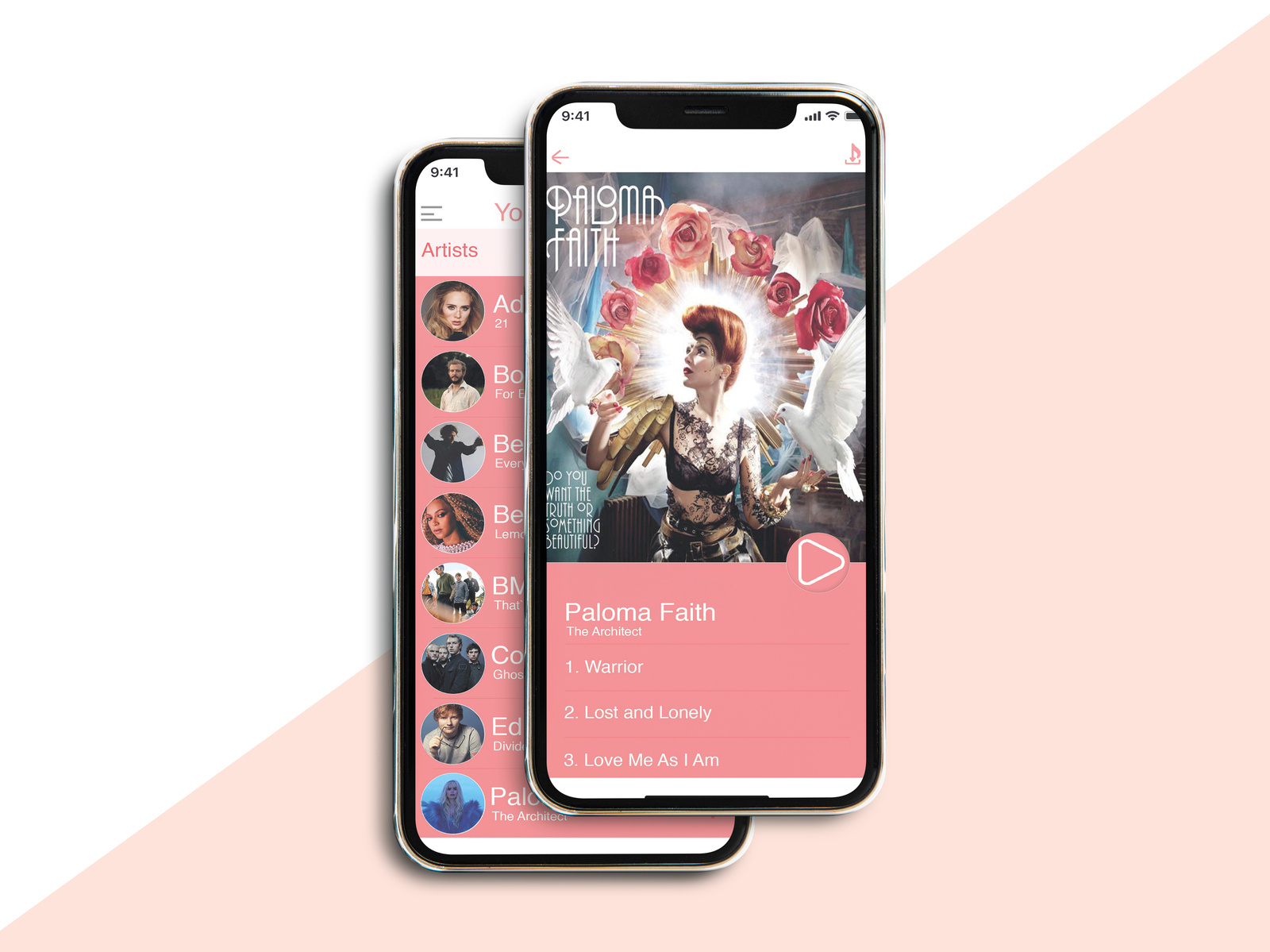 Music app (UI/UX concept_redesign) by Petra Petric on Dribbble