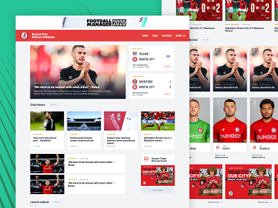 Touchline v2 football football club product responsive soccer sport ui ux web app website