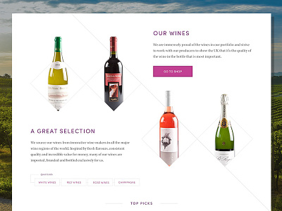 Wine Merchant – Home Page