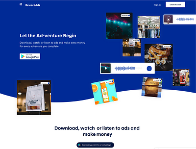 Product Design adobe xd advertisment app branding design landing page ux