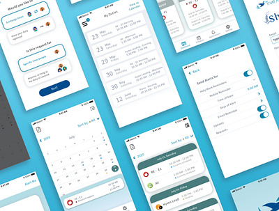 Sheaves: Scheduling App app scheduling ui ux