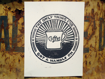 Got a Handle handmade linocut prints