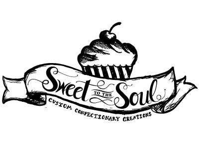 Sweet to the Soul blog food lettering script web header