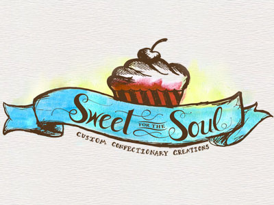 Sweet for the Soul lettering web banner