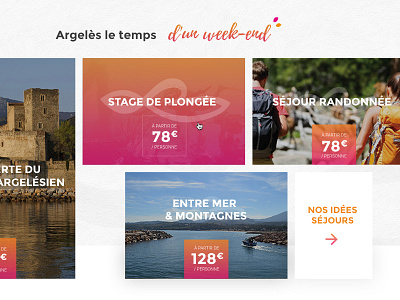 Stay - Webdesign element bloc booking card stay travel ui webdesign