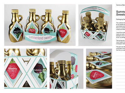 Vanessa PortfolioTemplate3 packaging packaging illustration rebranding summerland sweets