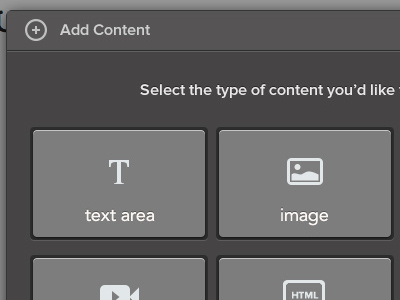 Working on a new Lifeyo. . . builder cms content modal