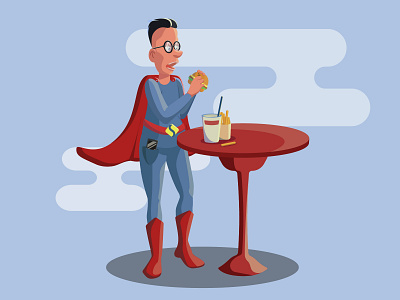 Super Hero illustrator superhero
