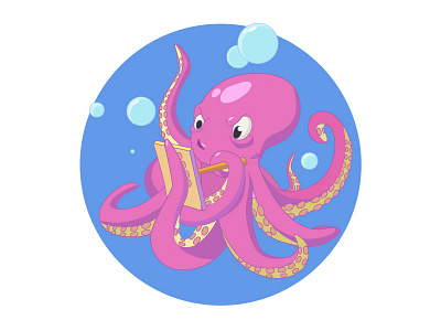 Focused octopus