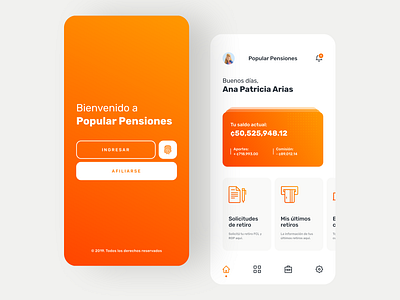Popular pensiones - Concept App