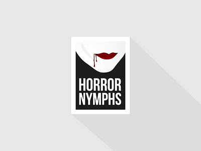 Horror Nymphs blood horror logo nymphs
