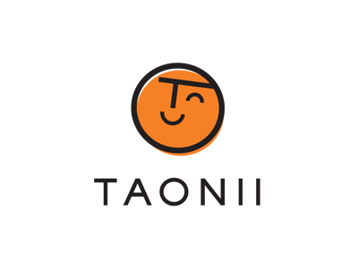 Taonii Logo buddha happy logo tao