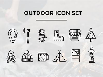 Free Outdoor Icon Set!