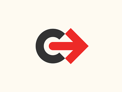 Brand Reject Repurpose arrow brand branding c color icon identity logo simple