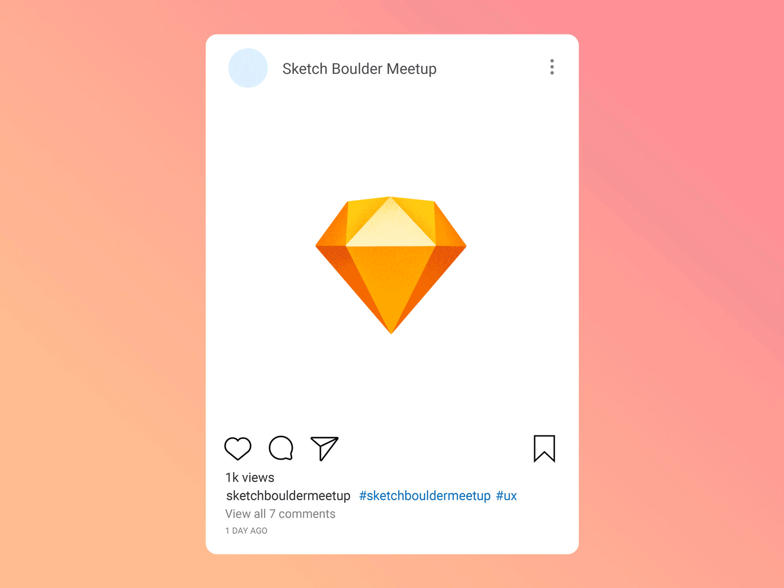 Animation for a local Sketch group animation instagram post meetup procreate sketchapp