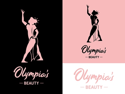 Olympia's Beauty beautyproduct branding logo makeup