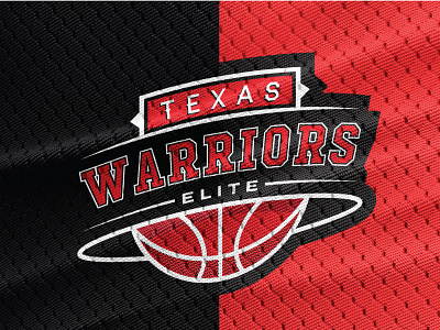 Texas Warriors Elite basketball branding logo team logo