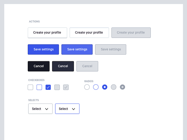 Form UI by Alex Pate on Dribbble