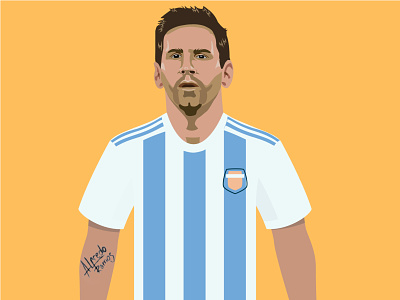Lionel Messi argentina design football illustration lionel messi messi